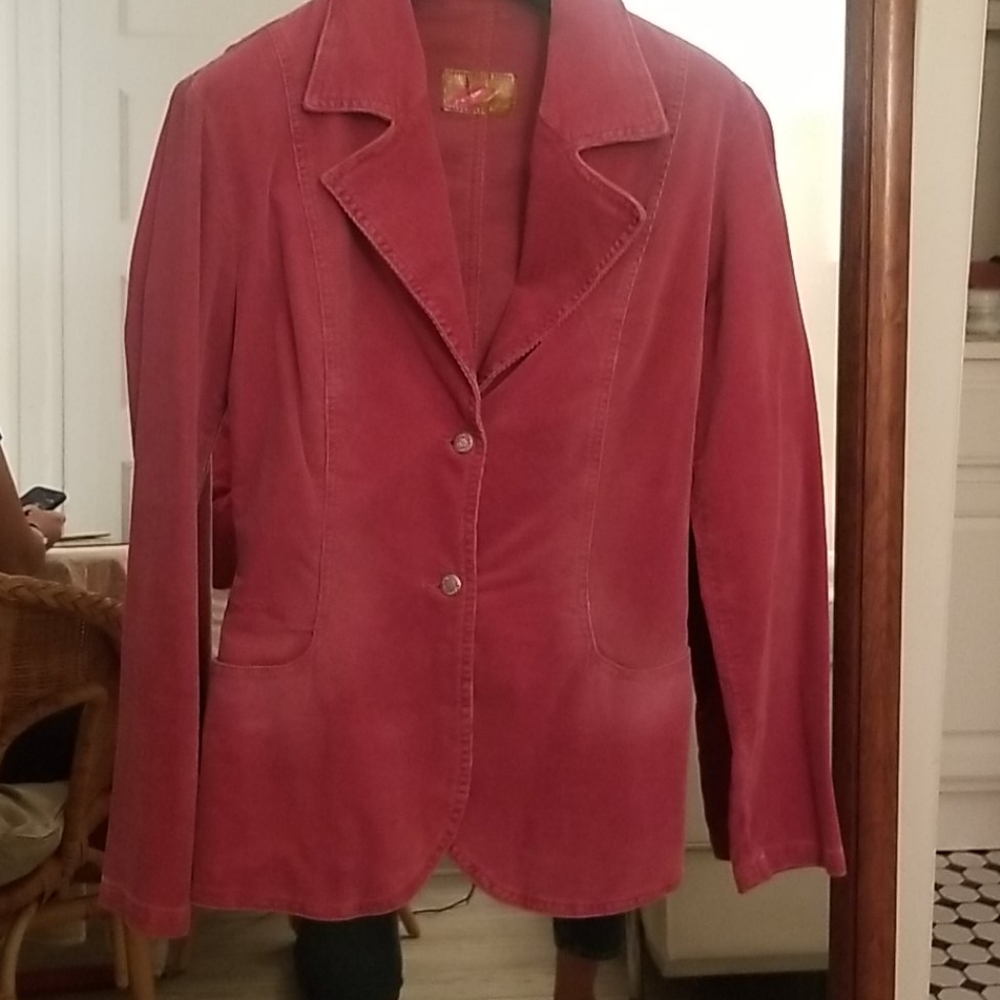 fitted corduroy jacket